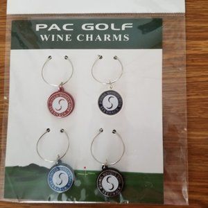 2013 U.S. Women's Open Wine Charms Set of 4 NWT